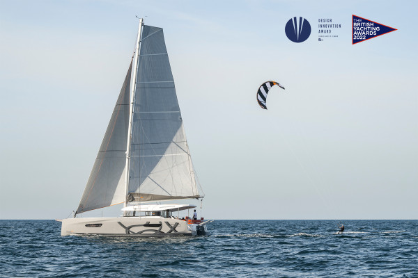 El Excess 14 nominado en los British Yachting Awards y galardonado en los Design Innovation Awards.