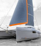 Excess 15, helm station 7 outboard on the hulls